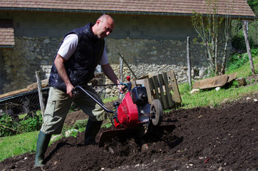 jardinage - motoculteur