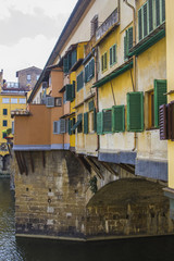 pedestrian bridge Ponte Vecchio in Florence