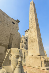 Entrance of Luxor Temple, Egypt