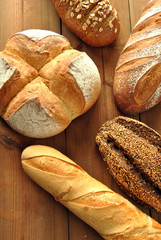 Different types of bread