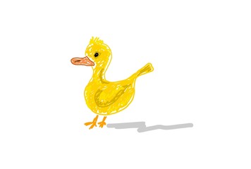 Cartoon duck