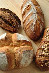 Different types of bread