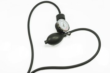 Heart shaped sphygmometer