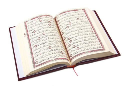 The Holly Book Quran,Opened Book