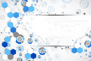 Abstract technology template background.