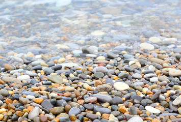 Sea stones background eco