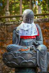 Obraz premium Jizo Bodhisattva in Mt. Koya, Wakayama, Japan