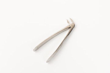 medical instruments isolated on a white background