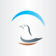 dove freedom symbol abstract design