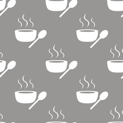 Lunch time seamless pattern