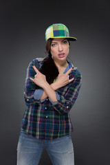 Portrait of street dancer