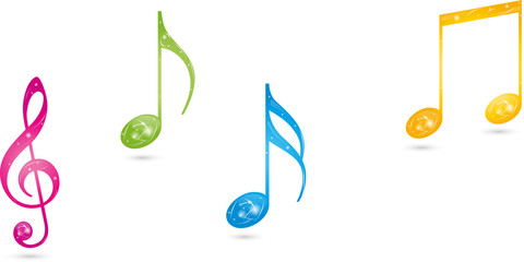 Musik, Noten, Schlüssel, Logo