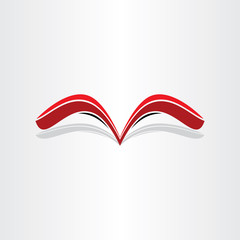 red book abstract stylized design