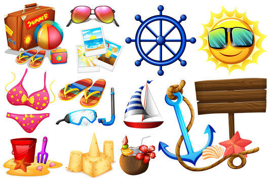 Things ideal for a beach outing