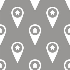 Home pointer seamless pattern