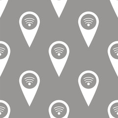 Wi-fi pointer seamless pattern