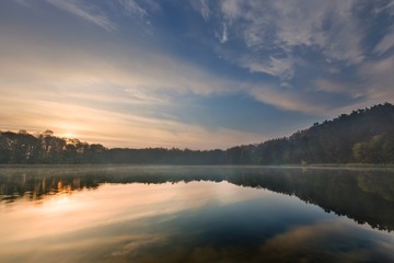 Lake sunrise