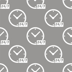 Clock seamless pattern