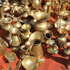 Brass pots