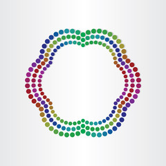 abstract colorfull background with circles