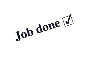 Job done