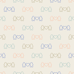 Love seamless pattern