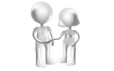 MONIGOTES PAREJA ENAMORADOS HOMBRE MUJER