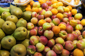 Fresh fruits on the market