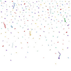 Celebration background template with konfetti