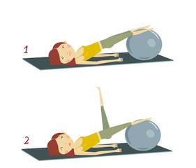 pilates fitball