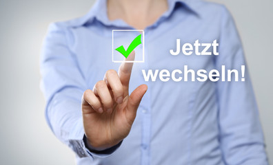 Fototapeta premium Jetzt wechseln!