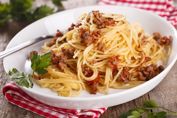 Pasta bolognese