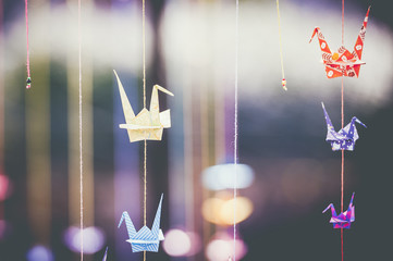 Mobiles en origami