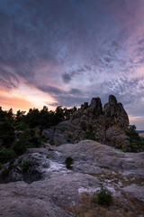 Sonnenuntergang Teufelsmauer Timmenrode
