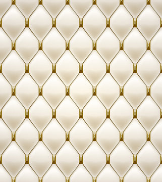Quilted seamless pattern. Cream color.