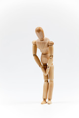 デッサン用人形　ポーズ挨拶