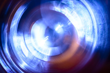 Abstract background with natural lens flares