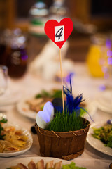 wedding table decoration