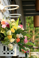 Vintage roses artificial