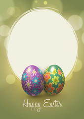 Happy Easter Greeting Card