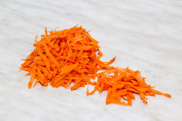 grated carrots