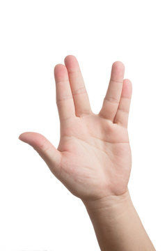 Well known hand signal from a TV series