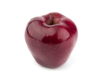 red apple isolated on white background
