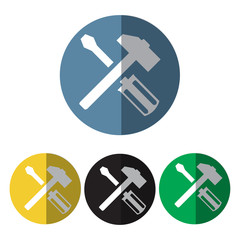 hammer and screwdriver icon