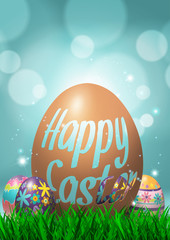 Happy Easter Greeting Card
