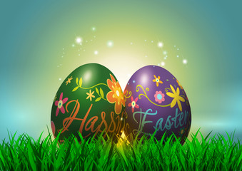 Happy Easter Greeting Card