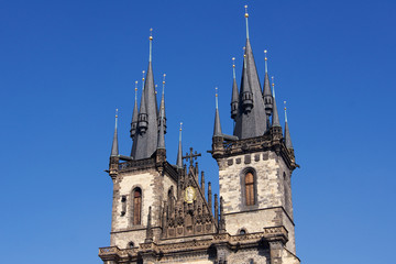 Fototapeta na wymiar Tyn Church Prague