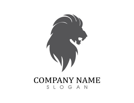 Lion solid logo