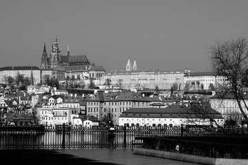 Prague Black and White