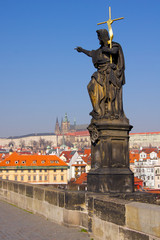 Prague Charles Bridge Statue